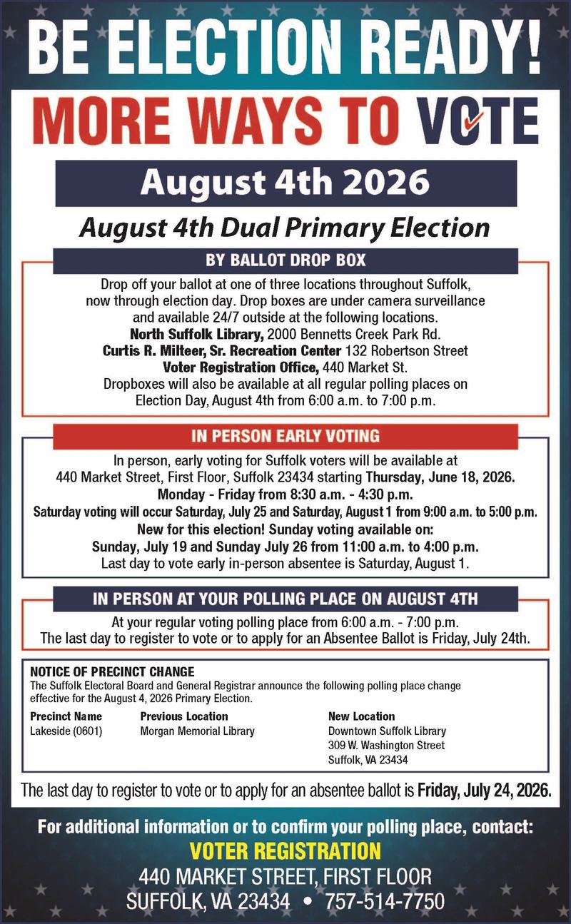 Aug 4 Primary Info with dates.  The entire text of the poster is available at: https://sdcvirginia.org/articles/august-4th-primary-informotion-poster/