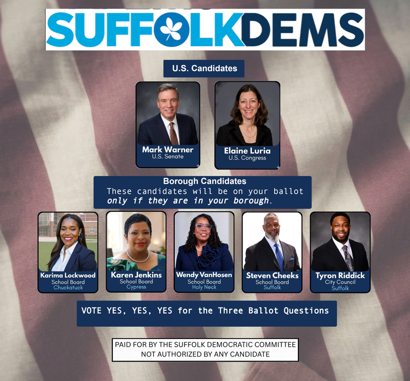 Poster with pictures of candidates who are listed in this post