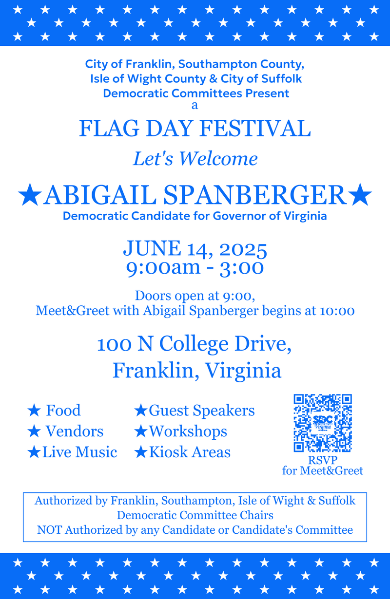 Flyer with text of this post