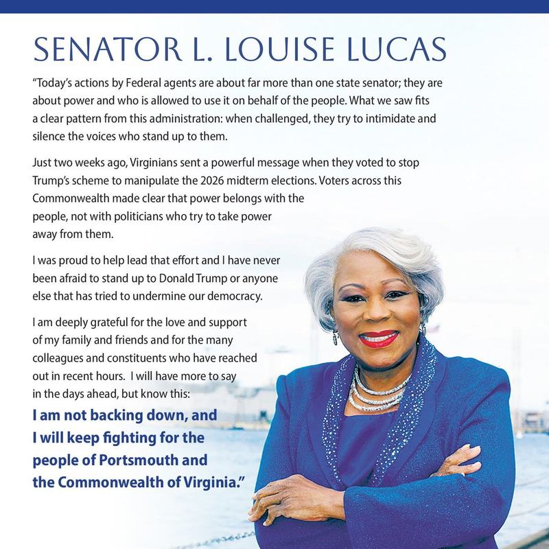 L.Louise Lucas statement as described in the post